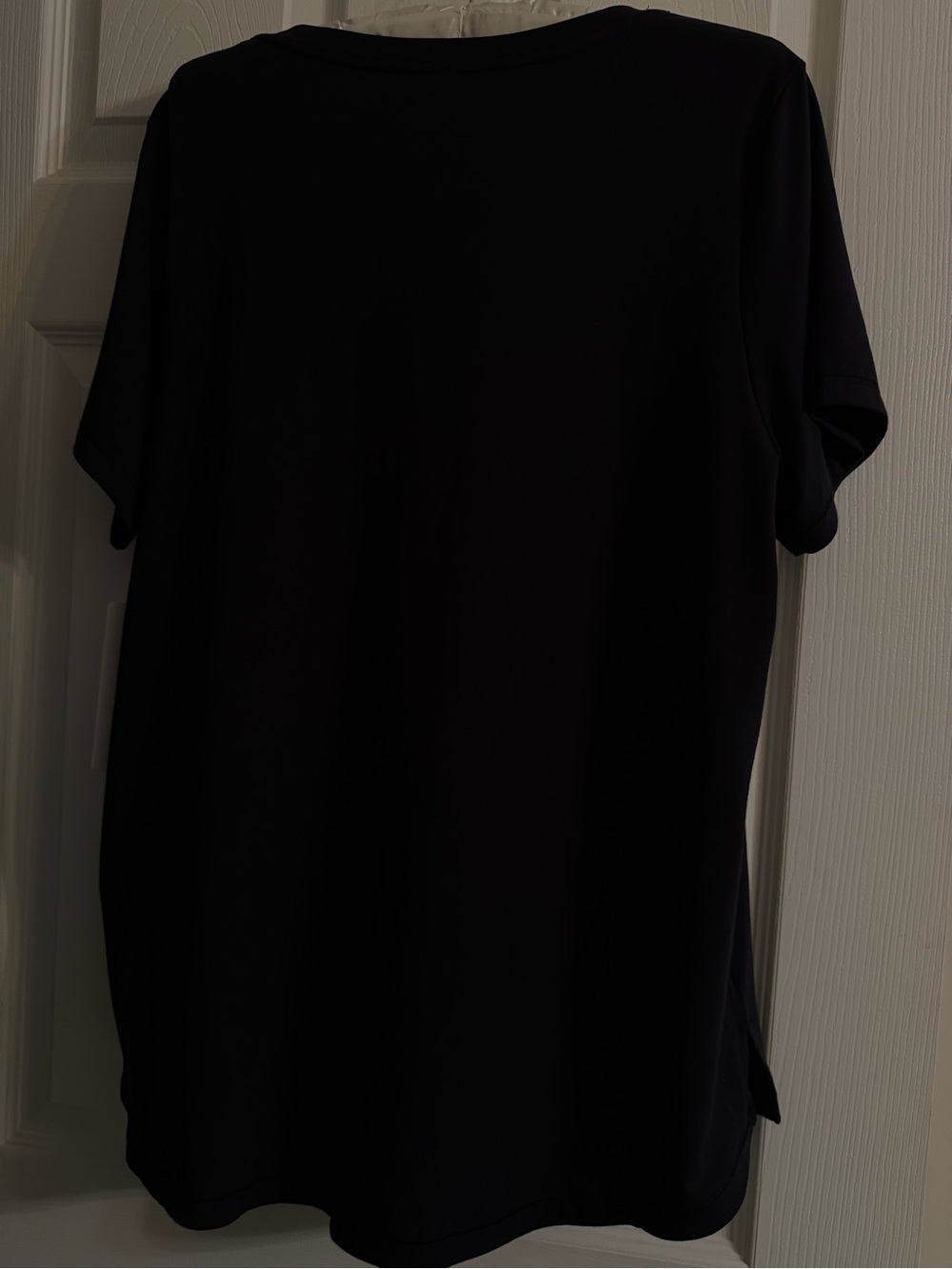 Athleta Black Short Sleeve Crewneck Tee